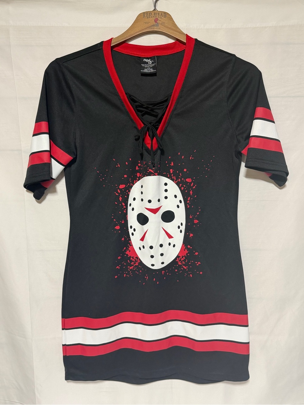 Women’s Friday the 13th Jason Voorhees Hockey Jersey Short Sleeve L